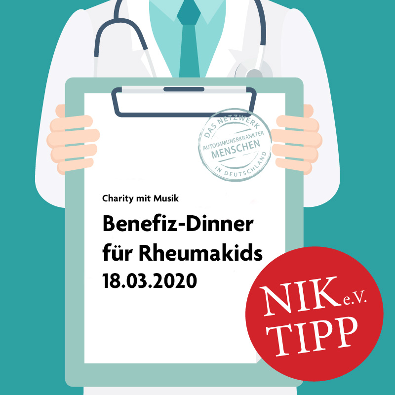 Benefiz-Dinner für Rheumakids 2020