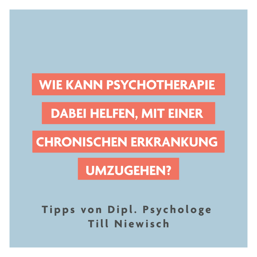 Chronische Erkrankungen und Selbstberuhigung, Selbstfürsorge, Selbststeuerung.