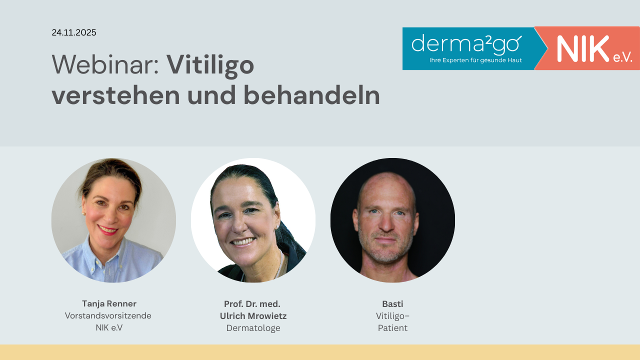 Webinar: „Vitiligo verstehen und behandeln“